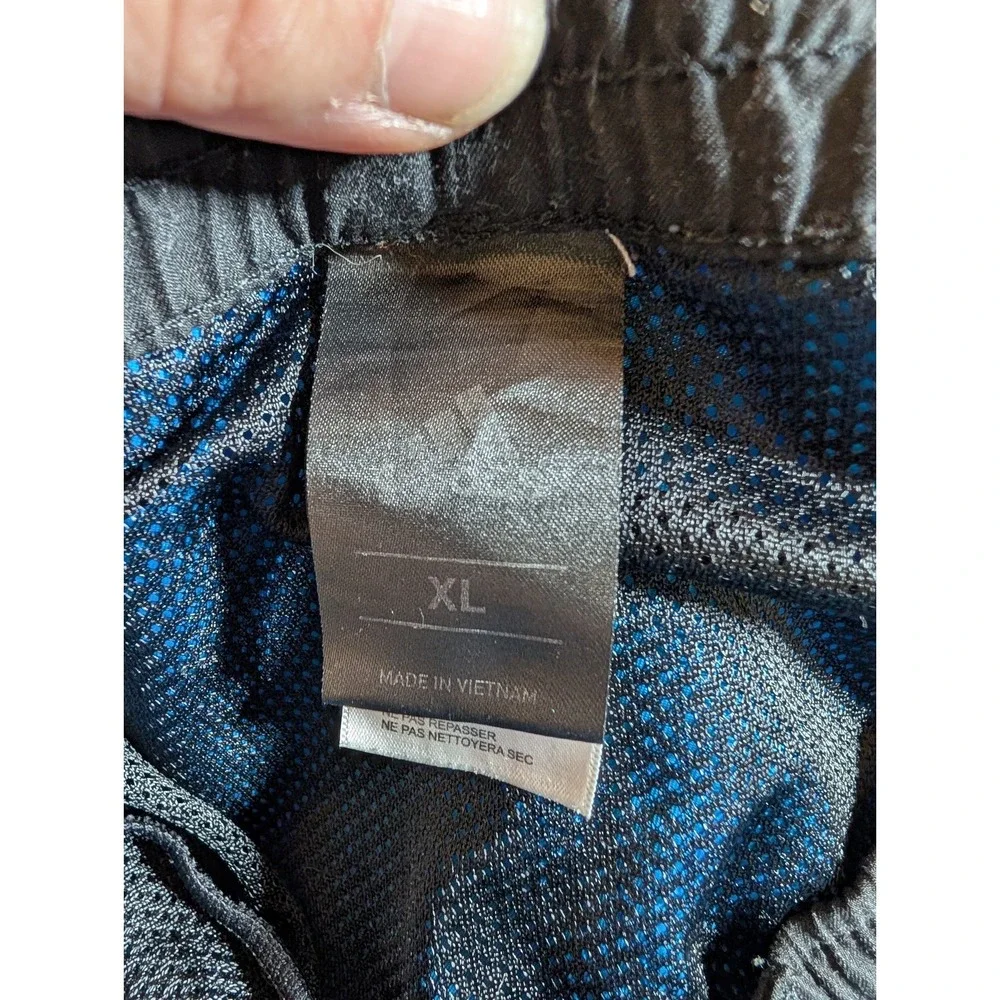ADIDAS Size XL Boy Blue Stretch Waist Pocket‎ Drawstring Lined Swimming Shorts